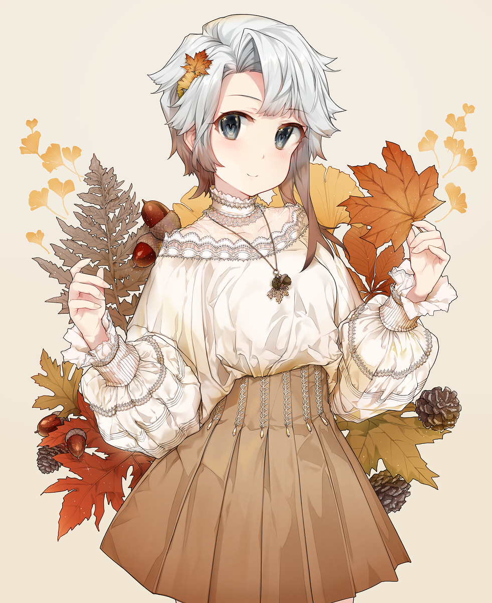 This is a pixiv picture whose title is 🍁🍂🌰.