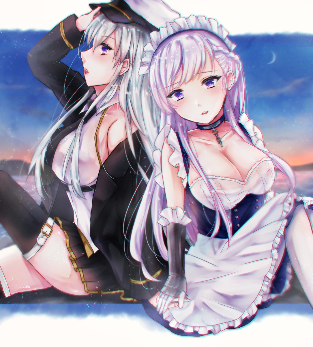 This is a pixiv picture whose title is 🚢推しcp🚢.