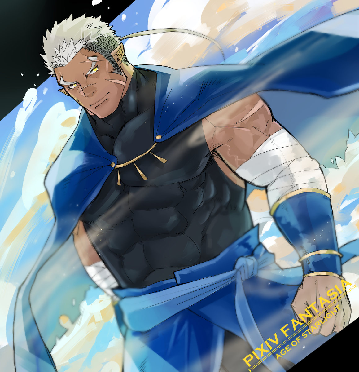 This is a pixiv picture whose title is 【PFAOS】不屈のグウェン【ルナス】.