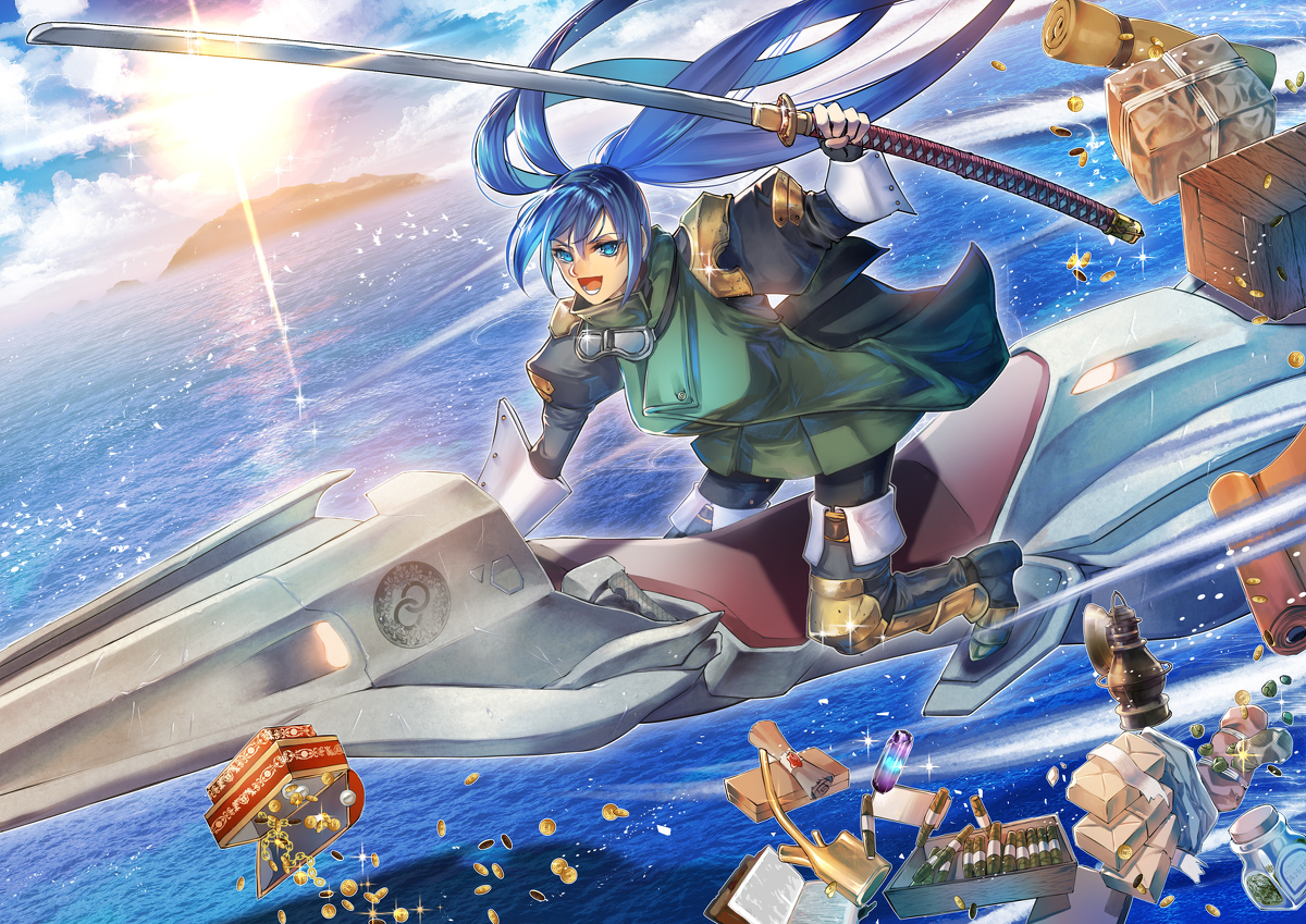 This is a pixiv picture whose title is 【PFAOS】艦長シェーダ【ルナス】.