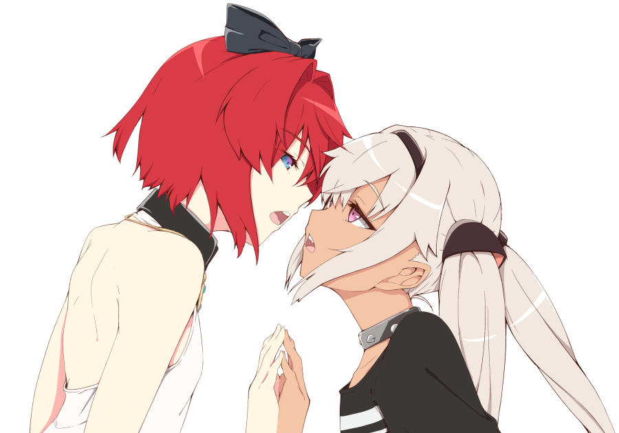 This is a pixiv picture whose title is マオアンてぇてぇ.