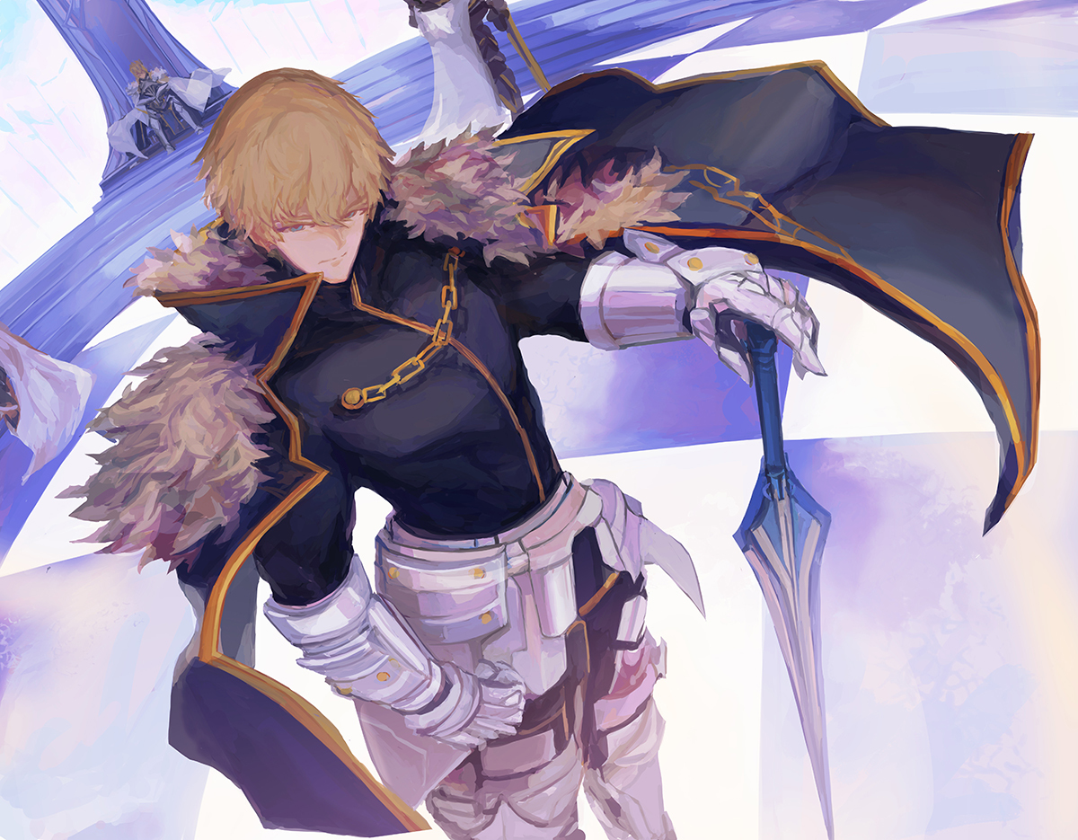 This is a pixiv picture whose title is 吾王之劍.