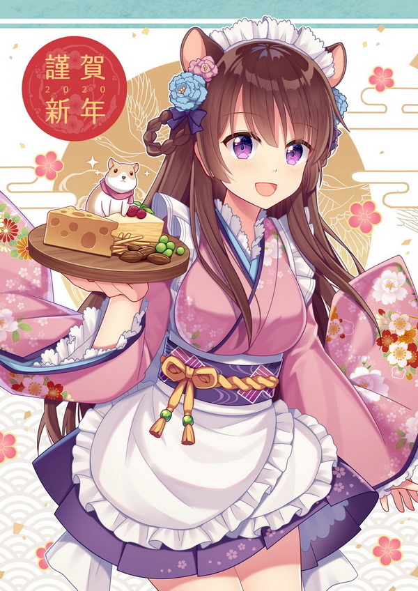 This is a pixiv picture whose title is 2020新年快樂！.