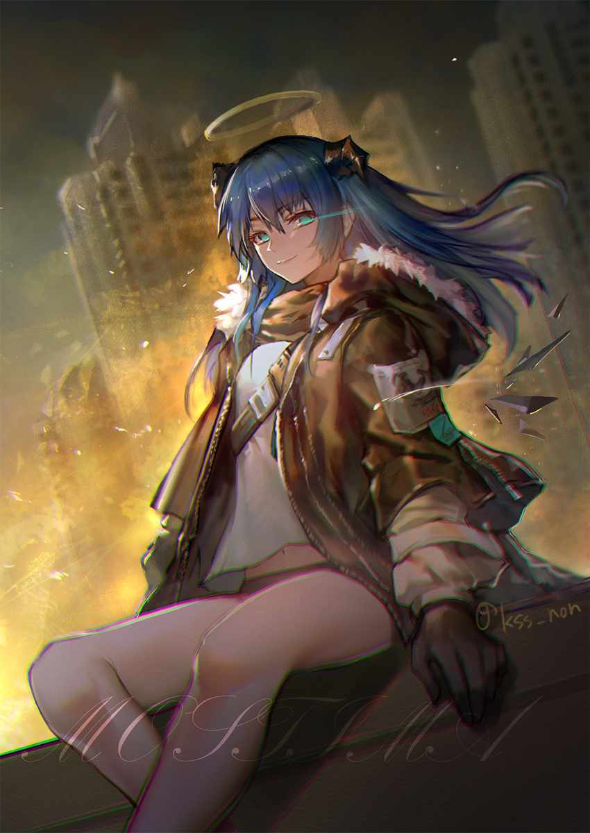 This is a pixiv picture whose title is Mostima.