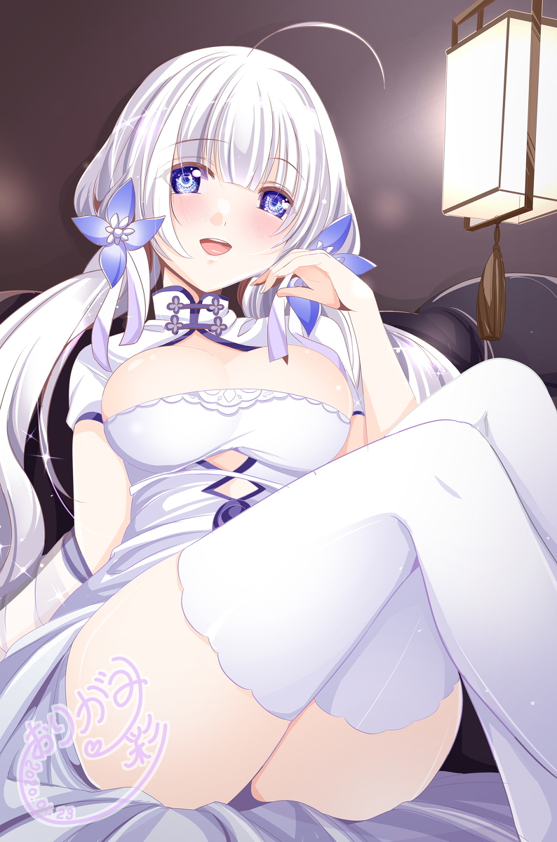 This is a pixiv picture whose title is アズールレーン イラストリアス.