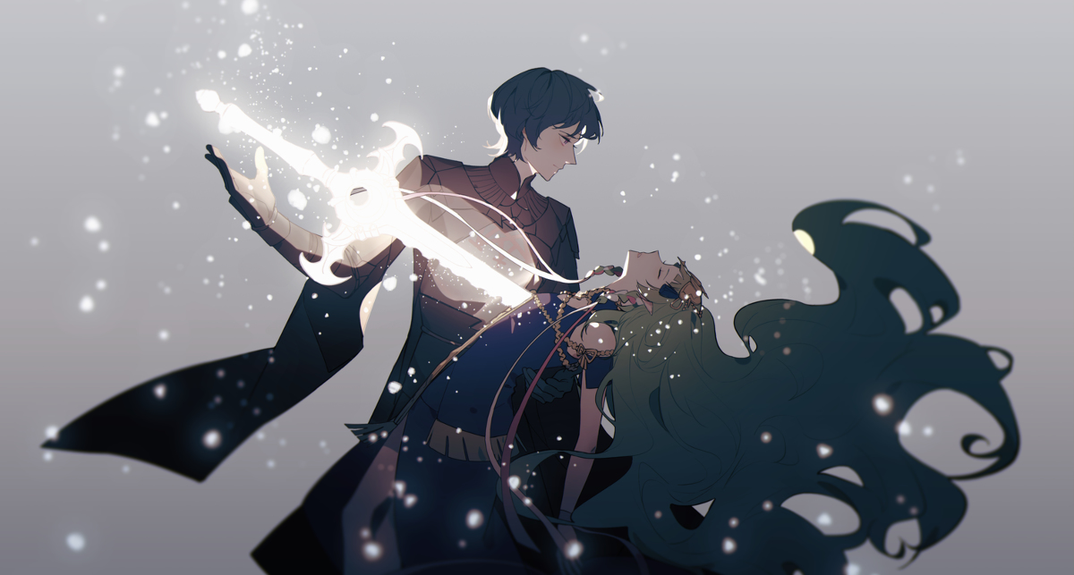 This is a pixiv picture whose title is ベレトとソティス【火纹风花雪月】.