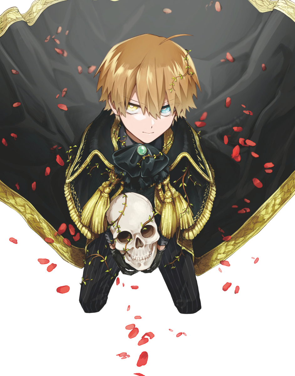 This is a pixiv picture whose title is 不死の葬儀師①巻発売のお知らせ＋カウントダウン＆表紙没まとめ.