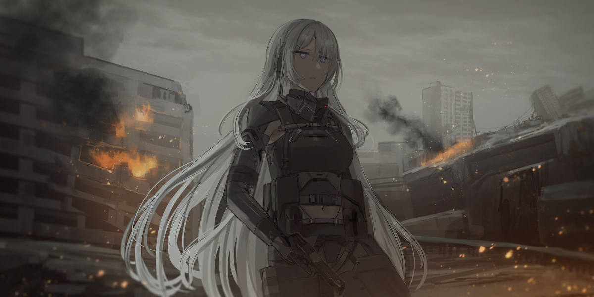 This is a pixiv picture whose title is AK15.