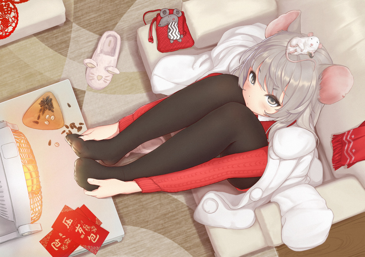 This is a pixiv picture whose title is 🐭鼠年大吉🐭.