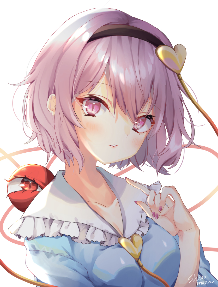 This is a pixiv picture whose title is さとり様に見つめられるだけ.