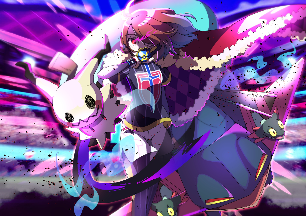 This is a pixiv picture whose title is 【ポケモン剣盾】チャンピオンユウリ（覚醒）.