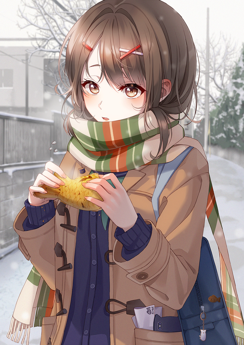 This is a pixiv picture whose title is しっぽ...?頭...?.