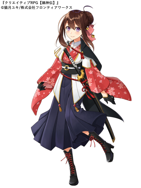 This is a pixiv picture whose title is 【仕事絵】「禍神伝」/クリエイティブRPG.