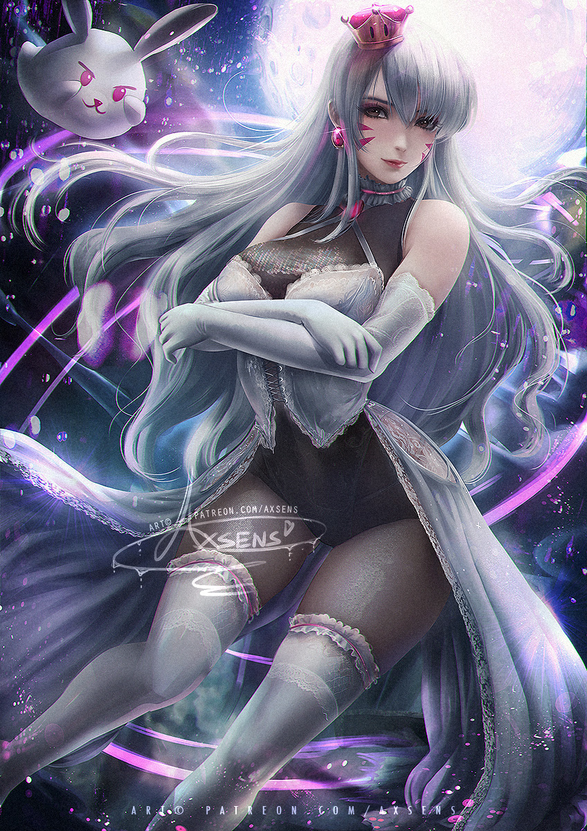 This is a pixiv picture whose title is Booette D.Va.