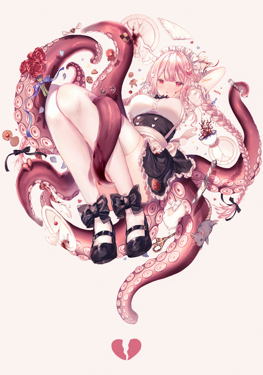 This is a pixiv picture whose title is 🐙.