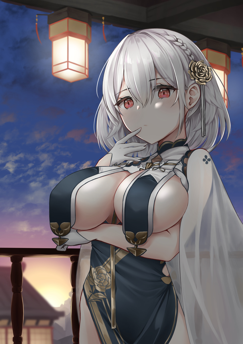 This is a pixiv picture whose title is シリアス(アズールレーン).