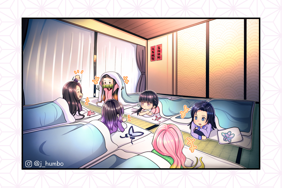 This is a pixiv picture whose title is ガールズトーク.