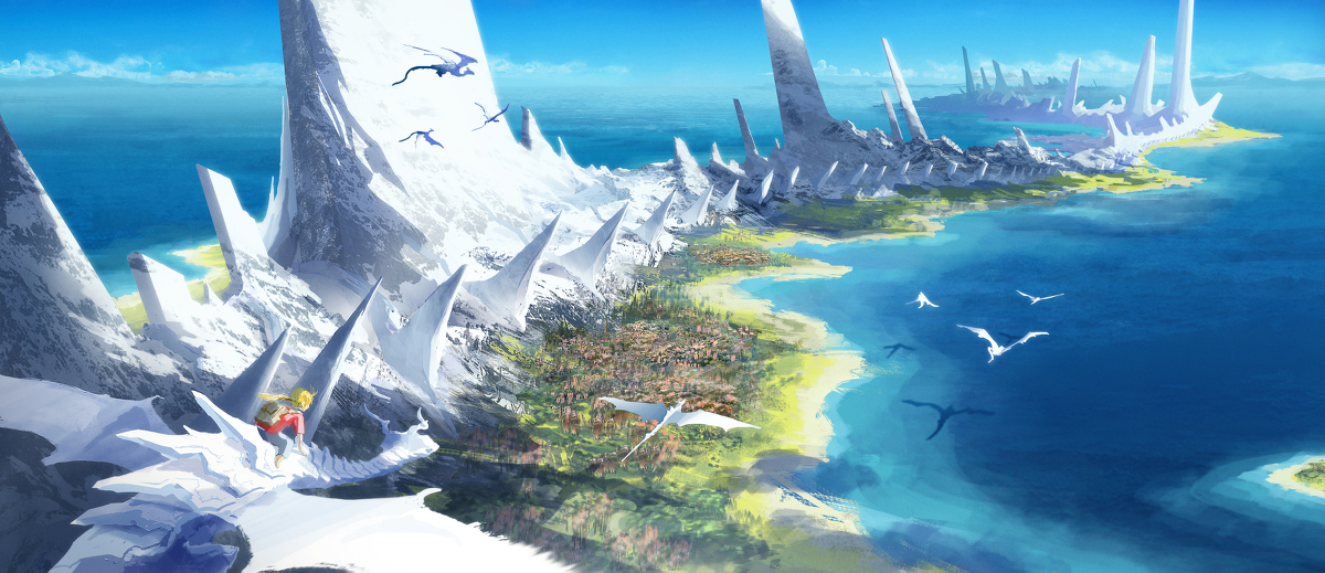 This is a pixiv picture whose title is 【PFAOS】竜壁.