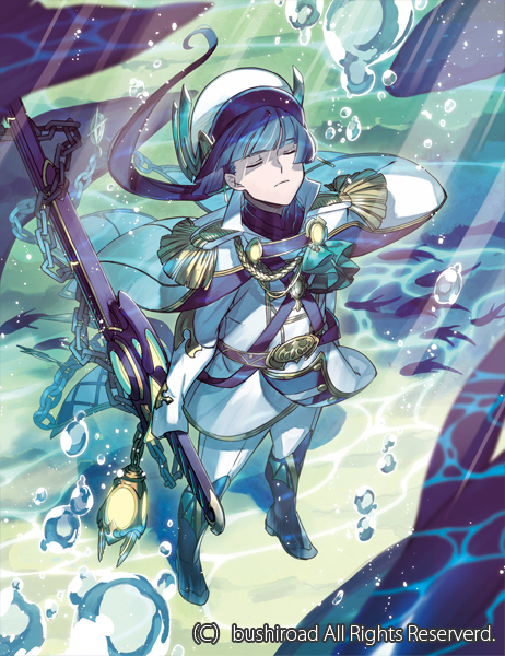 This is a pixiv picture whose title is 【ヴァンガード】蒼波新兵 コスティ.