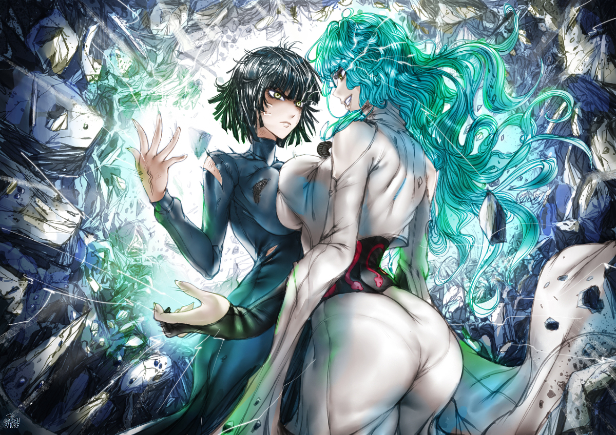 This is a pixiv picture whose title is Fubuki & Psykos.