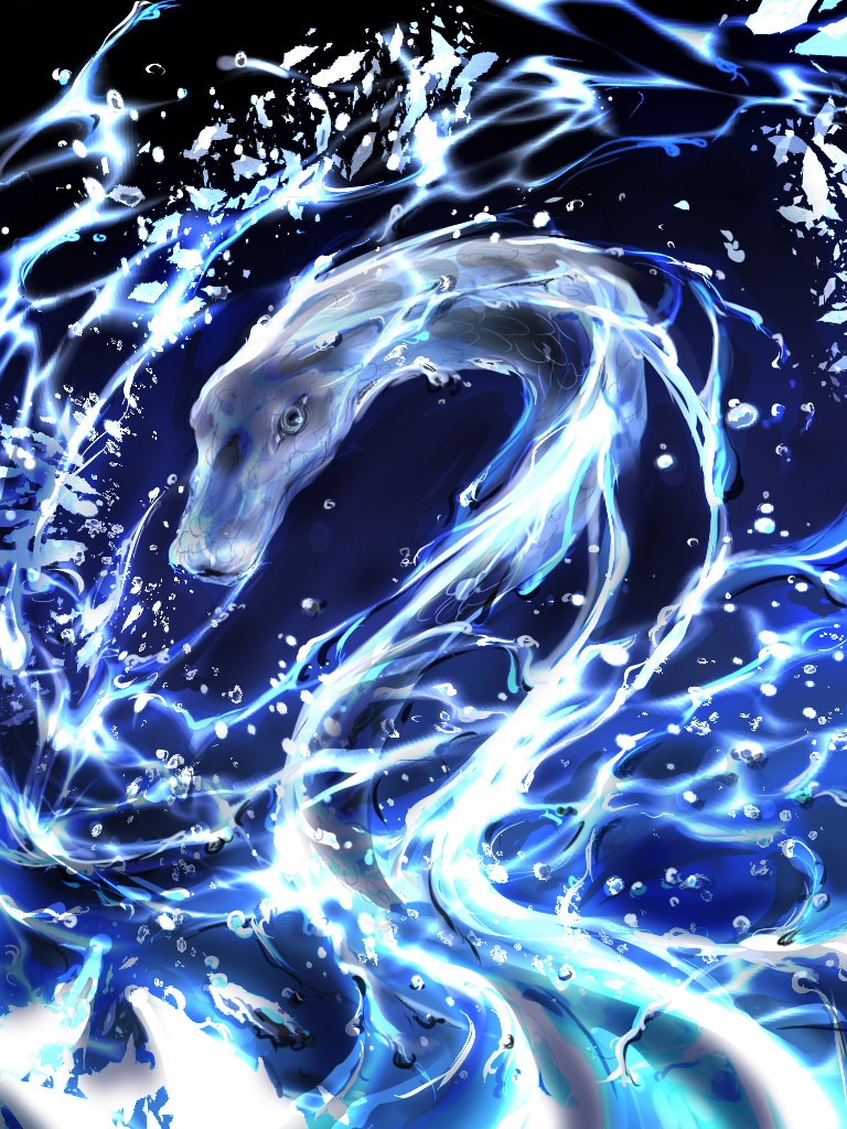 This is a pixiv picture whose title is 水と火.