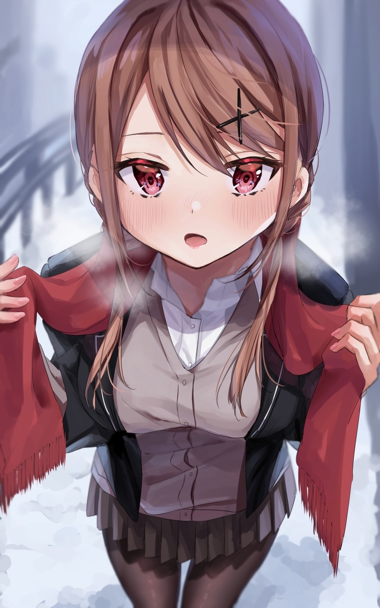 This is a pixiv picture whose title is ……あっためてあげよっか？.