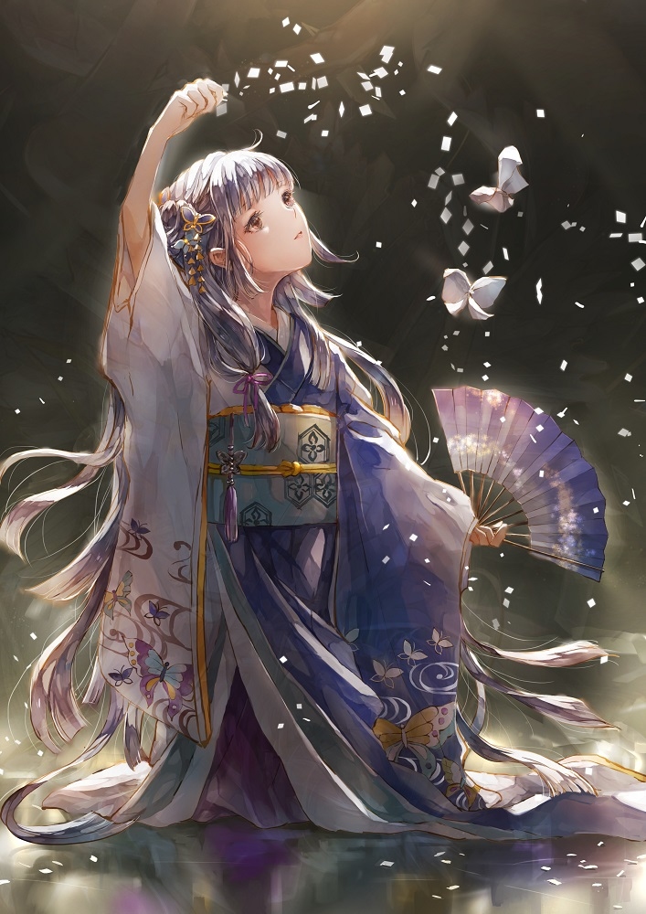 This is a pixiv picture whose title is たはむれ.