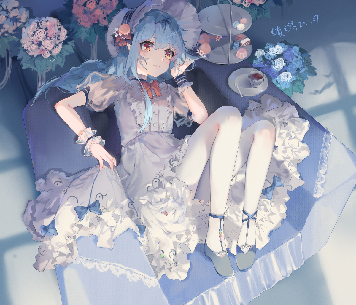 This is a pixiv picture whose title is =͟͟͞͞(꒪ᗜ꒪ ‧̣̥.