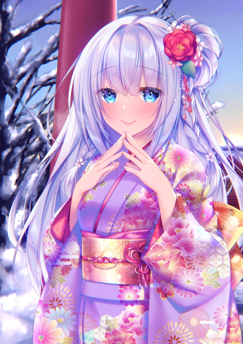 This is a pixiv picture whose title is あけおめ2020.