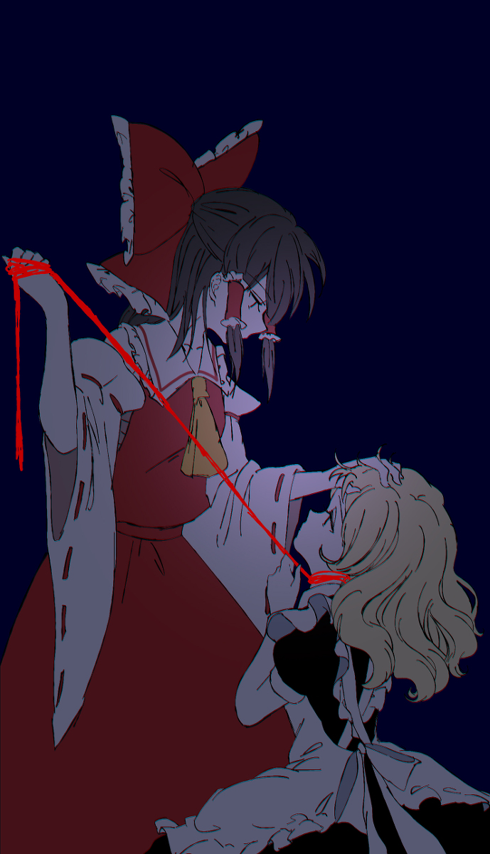 This is a pixiv picture whose title is 絶対服従.
