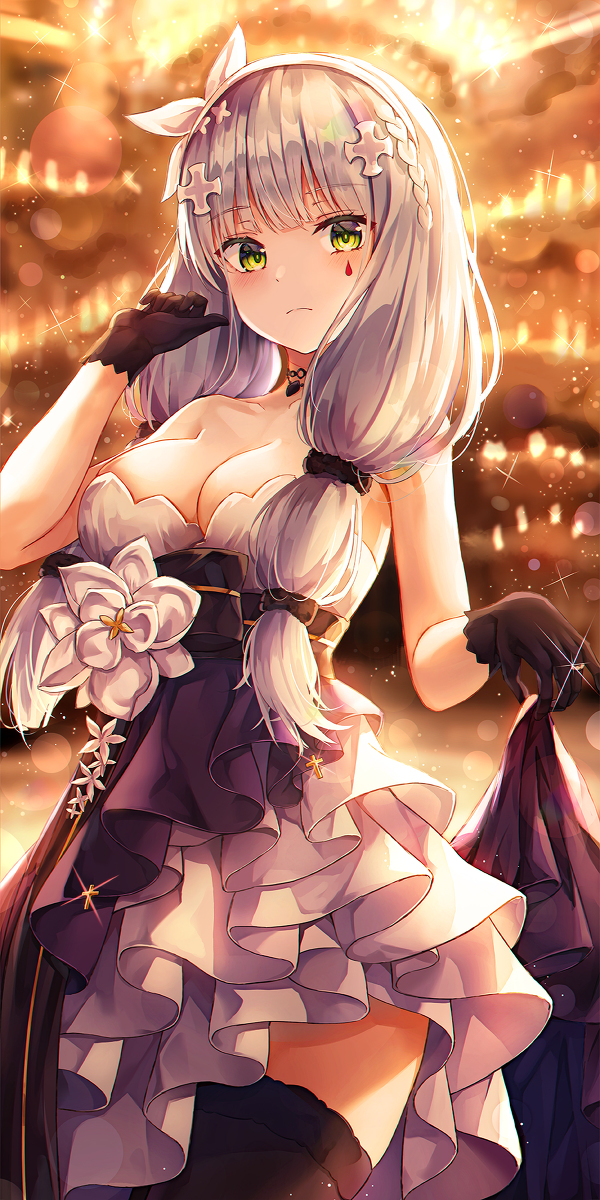 This is a pixiv picture whose title is HK416.