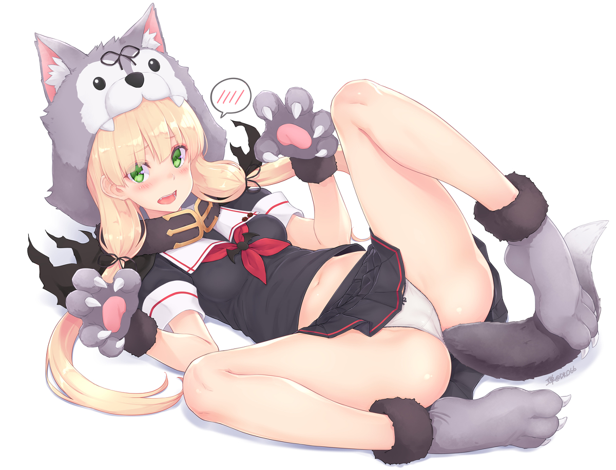 This is a pixiv picture whose title is がるる~ ぽい 2 (改二差分).