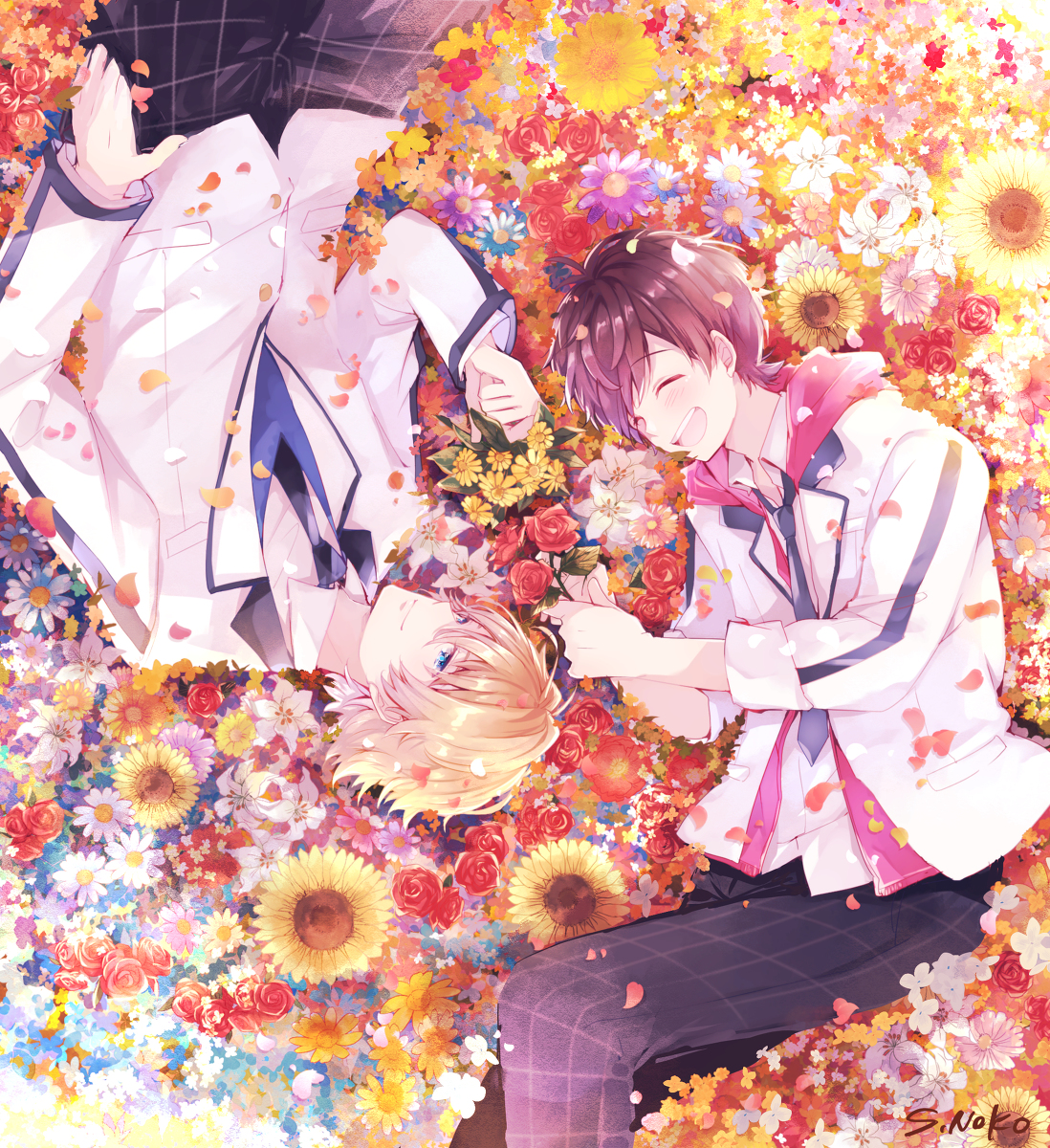 This is a pixiv picture whose title is あすかな③.