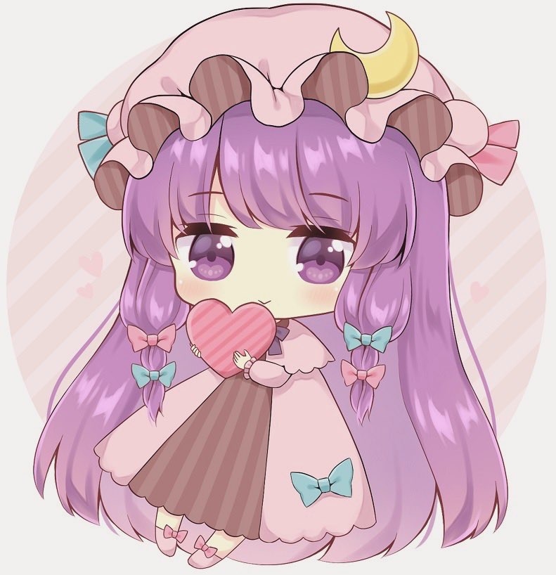 This is a pixiv picture whose title is バレンタイン×パチュリー.