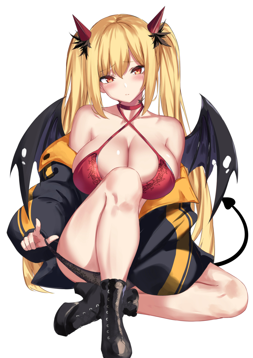 This is a pixiv picture whose title is 悪魔.