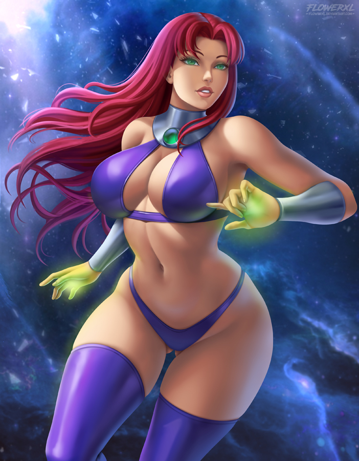 This is a pixiv picture whose title is Starfire.