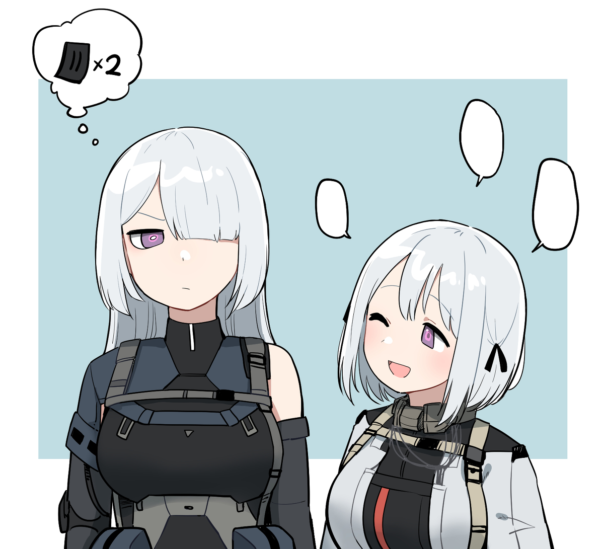 This is a pixiv picture whose title is AK-15 & RPK-16.