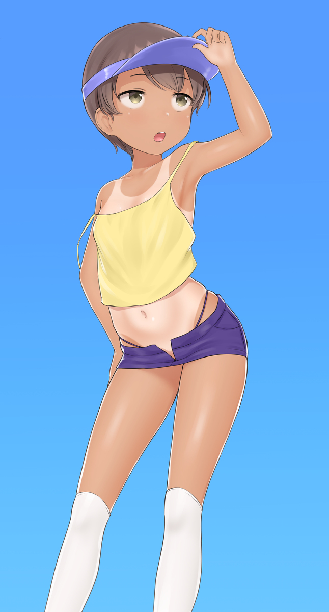 This is a pixiv picture whose title is 日焼け.