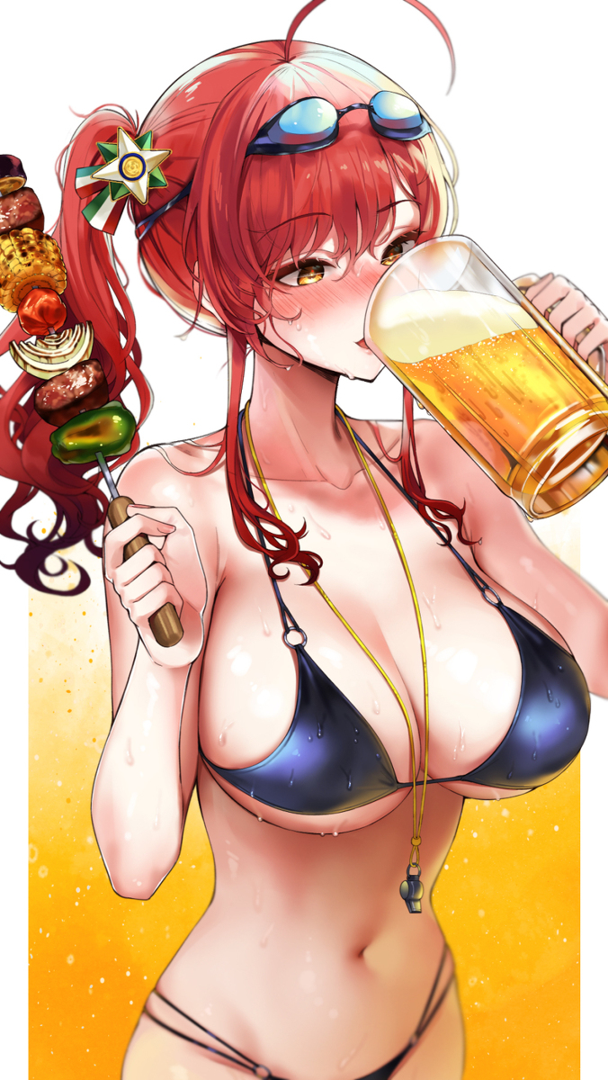 This is a pixiv picture whose title is 生ビール🍺.