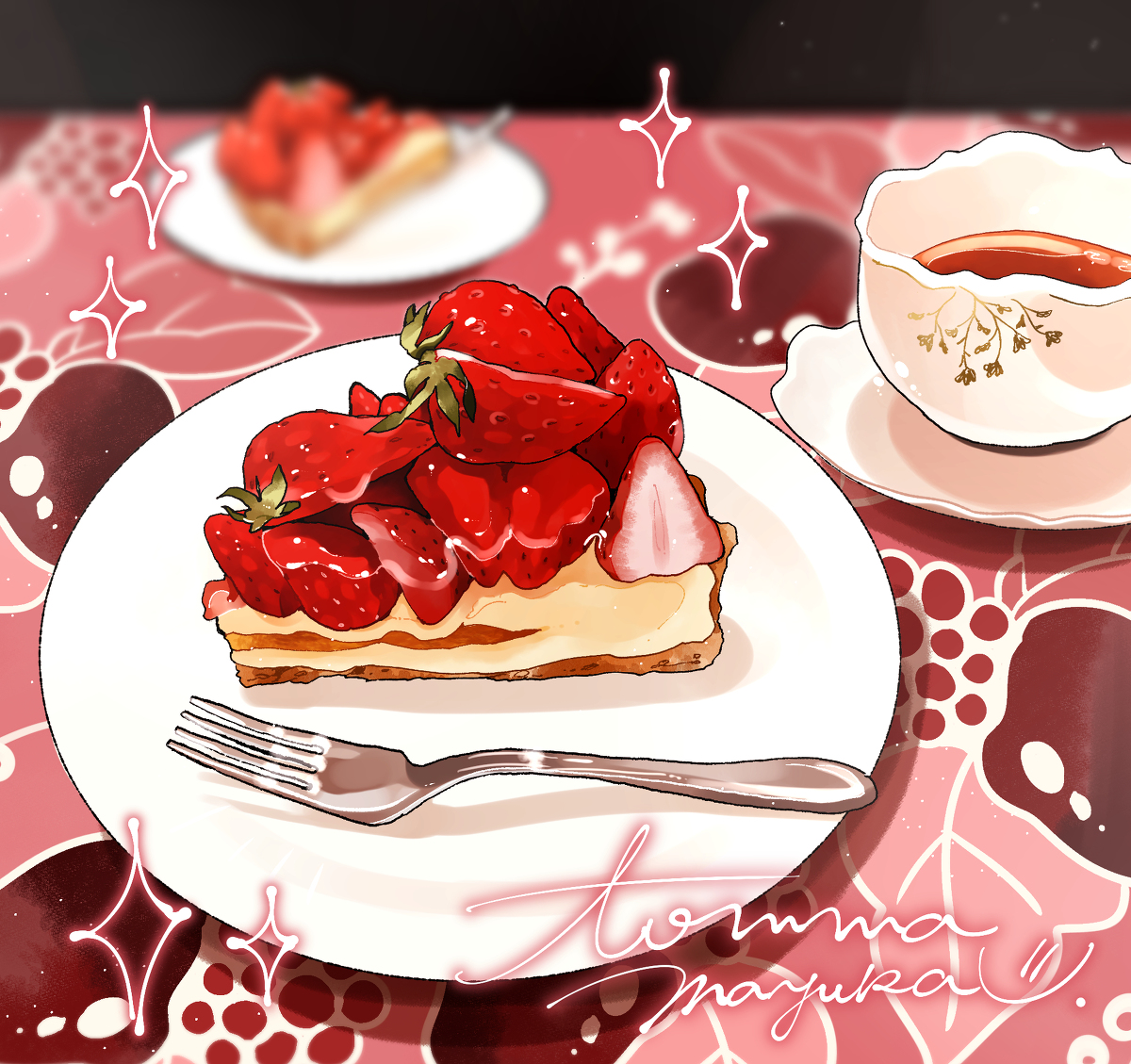 This is a pixiv picture whose title is Strawberry Tarte.