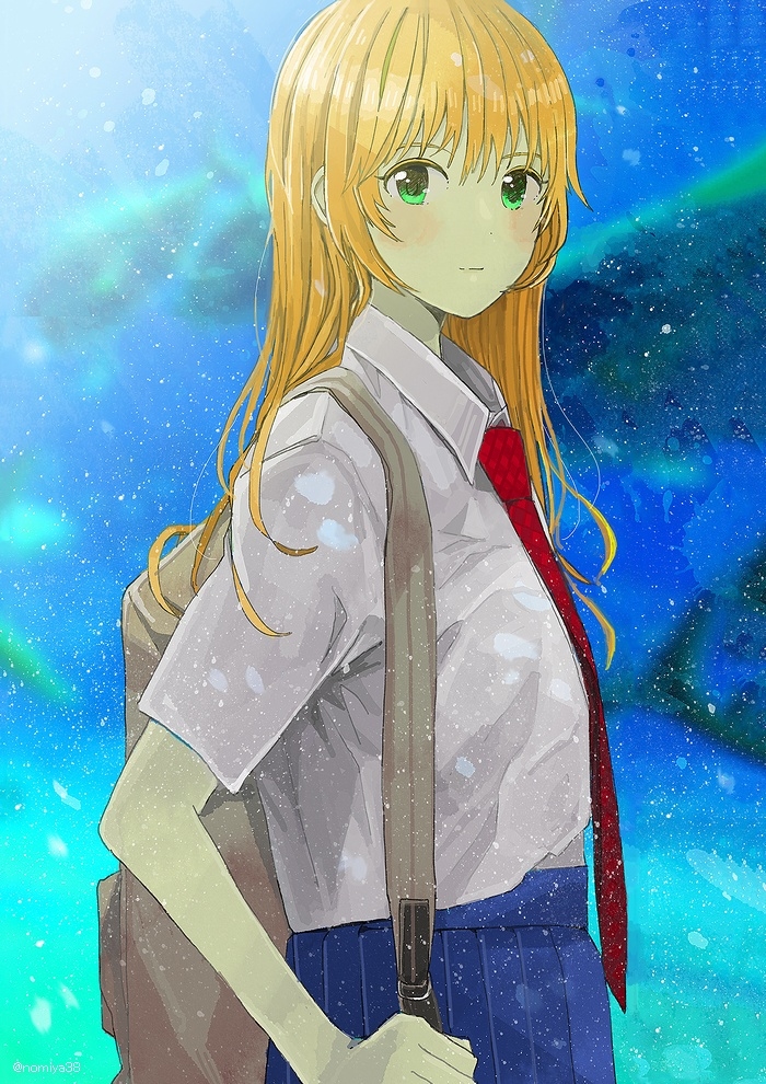 This is a pixiv picture whose title is 夏とマーメイド.