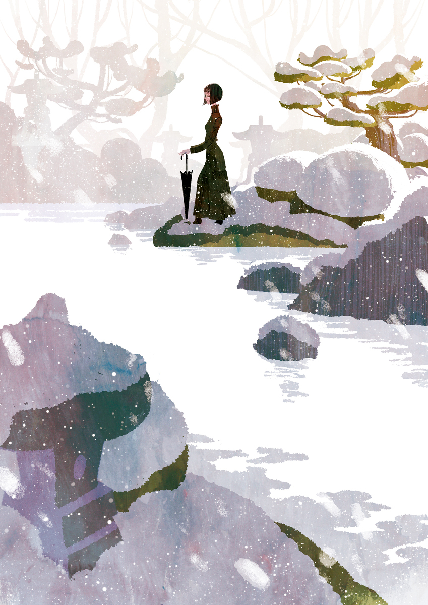 This is a pixiv picture whose title is あなたは雪花.