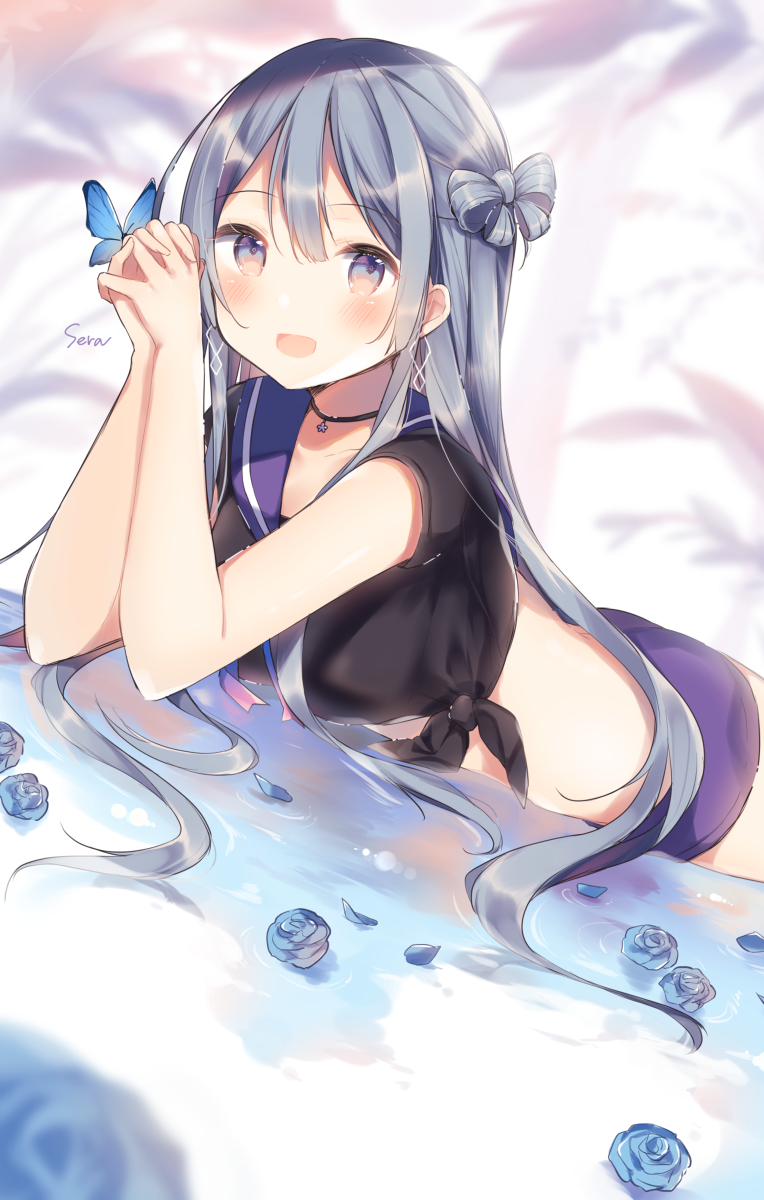 This is a pixiv picture whose title is 🦋.