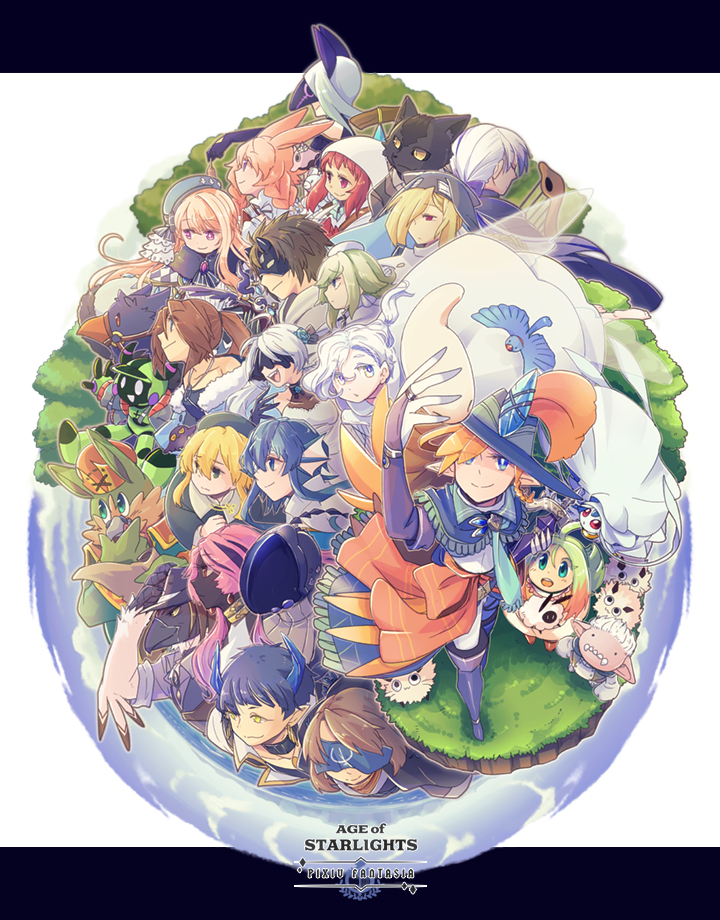 This is a pixiv picture whose title is 【PFAoS】Overture【竜星の島】.