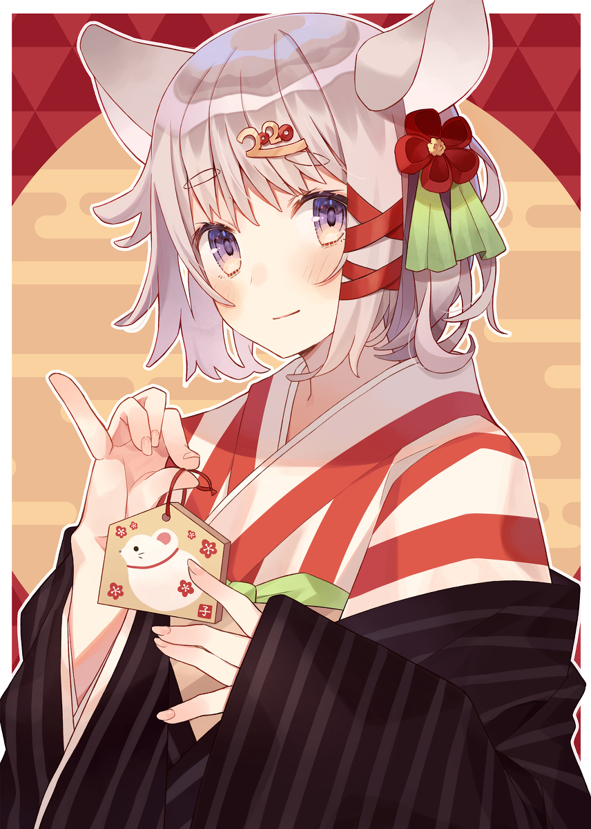 This is a pixiv picture whose title is 2020.