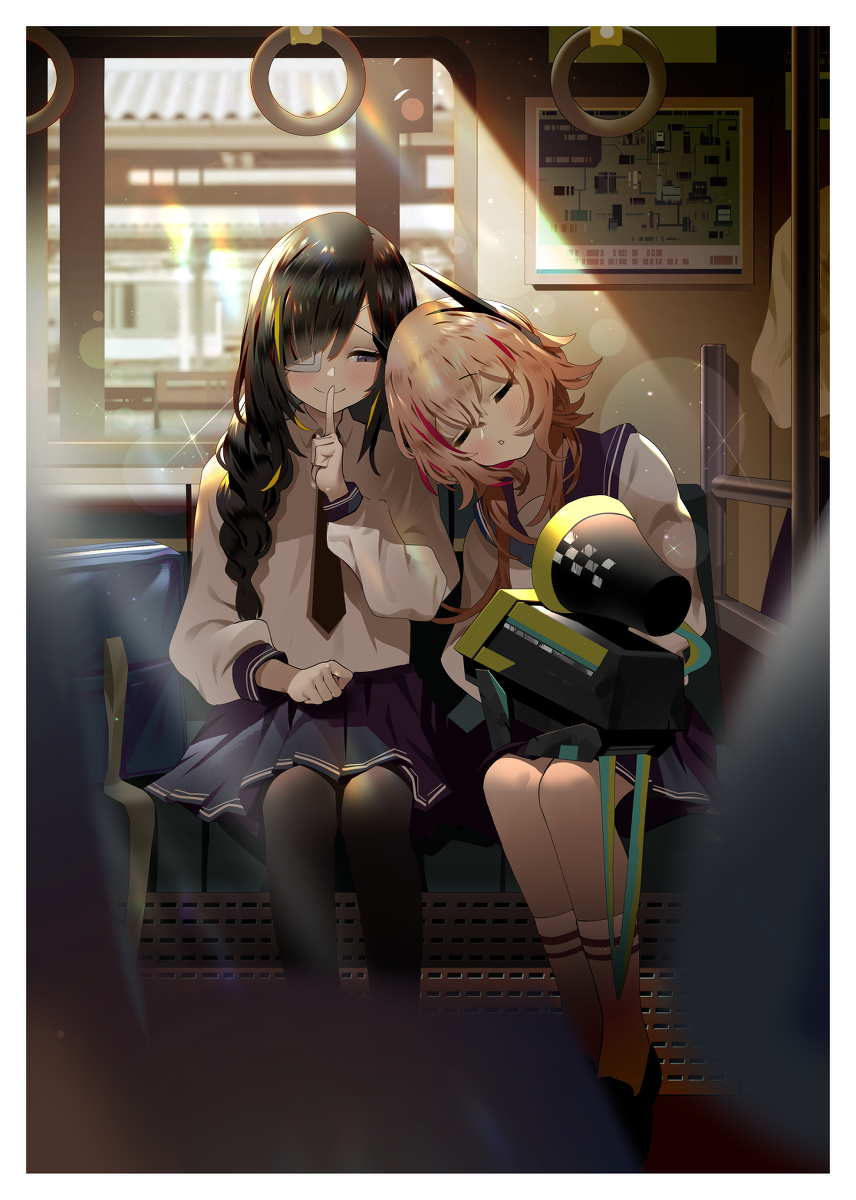 This is a pixiv picture whose title is [制服フロントライン] 家に帰る道.