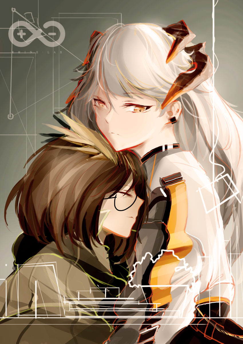 This is a pixiv picture whose title is 塞雷娅&赫默.