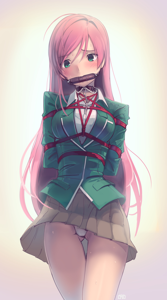 This is a pixiv picture whose title is Moka's Bondage.