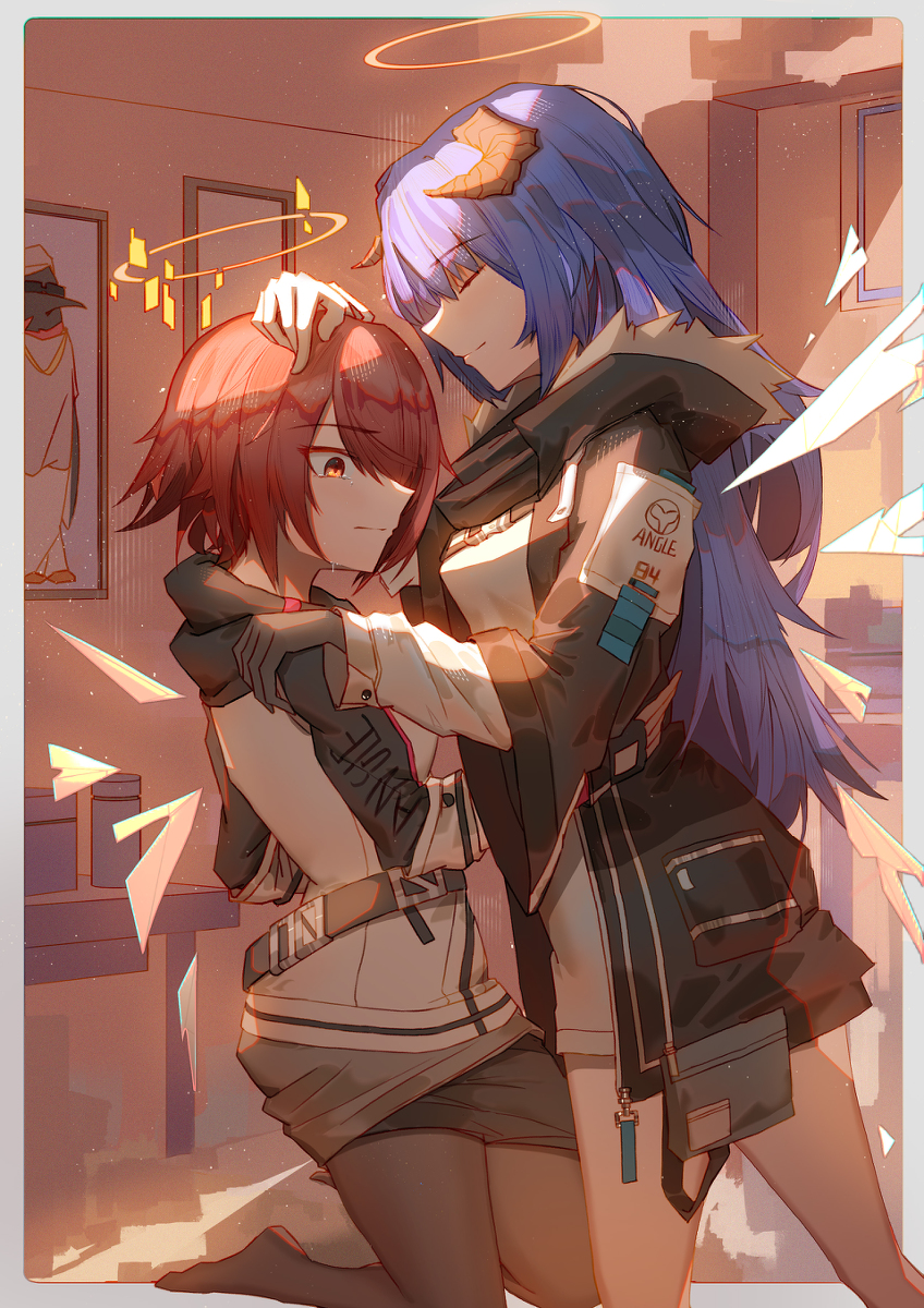 This is a pixiv picture whose title is 双天使.