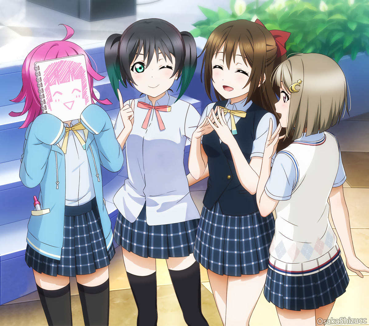 This is a pixiv picture whose title is Anata-chan and the 1st years.